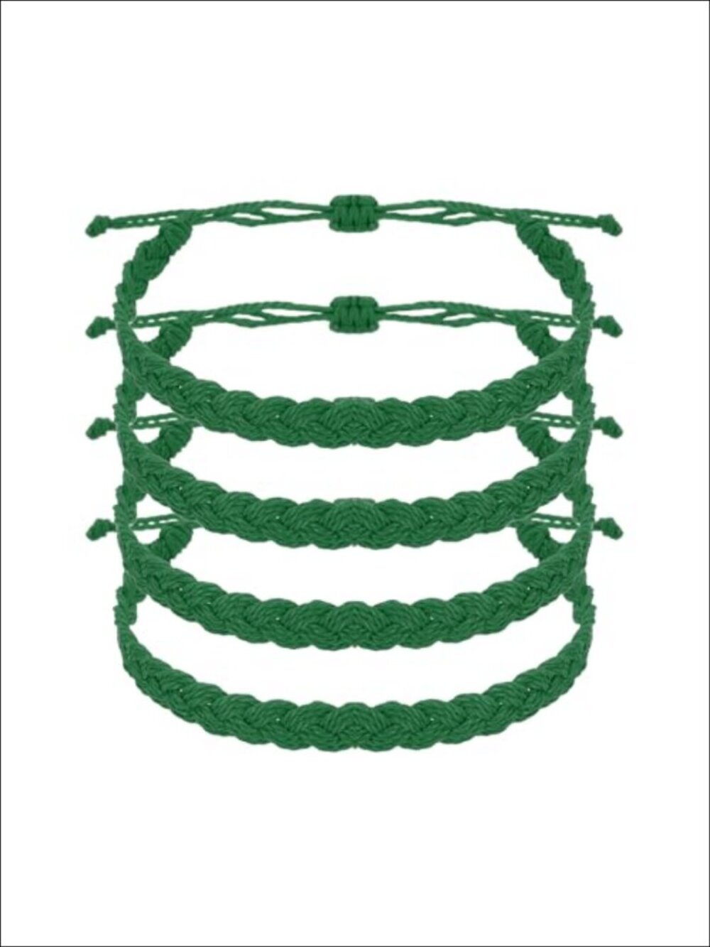 Adjustable Woven Rope Bracelet Sliding Knot Unisex Sporty